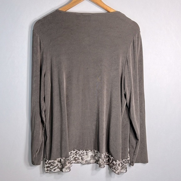 Chico's Travelers Open Front Cardigan Jacket size 2 - Picture 6 of 6